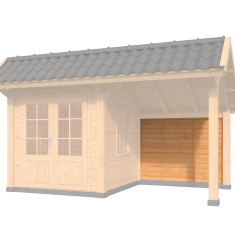 Achterwandmodule type U - 1980x1520mm