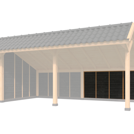 Achterwandmodule type W - 2980x1520mm