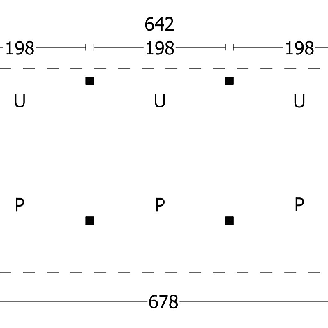 Bergen L Type 5 - Potdekselplank blank