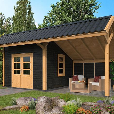 Bergen XL Type 3 - Potdekselplank zwart