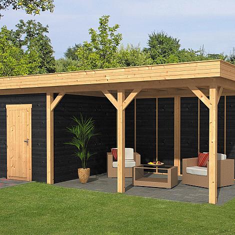 Oslo L Type 7 - Potdekselplank zwart