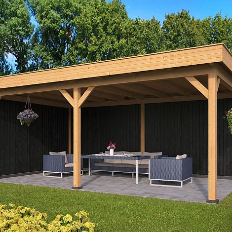 Oslo XL Type 2 - Potdekselplank zwart