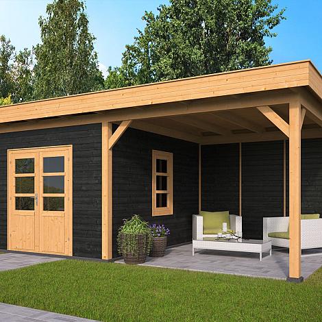 Oslo XL Type 4 - Potdekselplank zwart