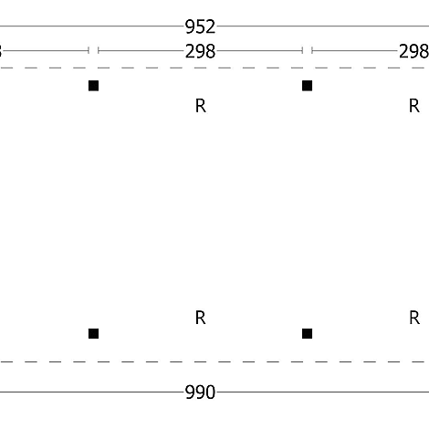 Oslo XL Type 5 - Potdekselplank blank