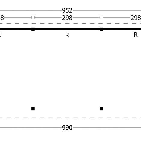 Oslo XL Type 6 - Potdekselplank blank
