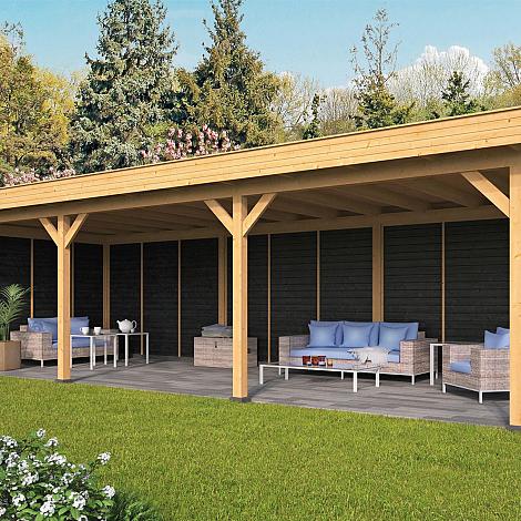 Oslo XL Type 6 - Potdekselplank zwart