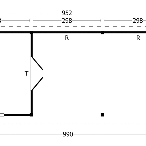 Oslo XL Type 8 - Potdekselplank blank