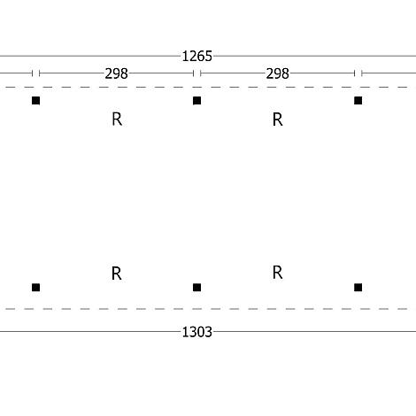 Oslo XL Type 9 - Potdekselplank blank