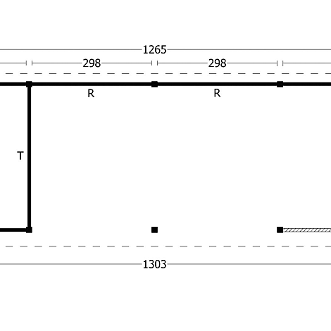 Oslo XL Type 10 - Potdekselplank blank