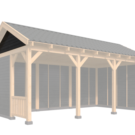 Topgevel type Y Hamar L - 2980x2300mm