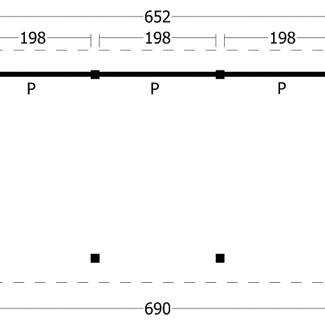 Hamar L Type 6 - Potdekselplank blank
