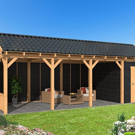 Hamar L Type 10 - Potdekselplank zwart