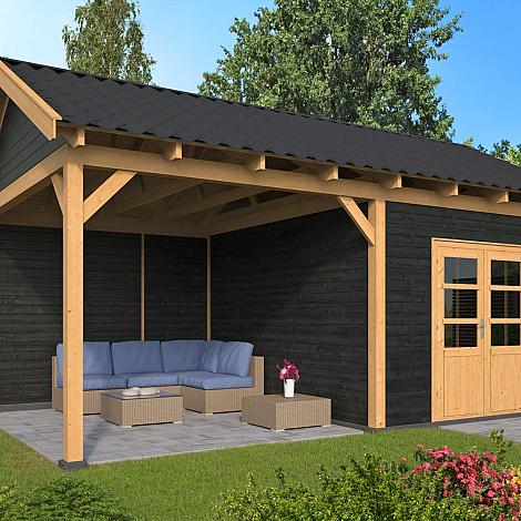 Hamar XL Type 3 - Potdekselplank zwart