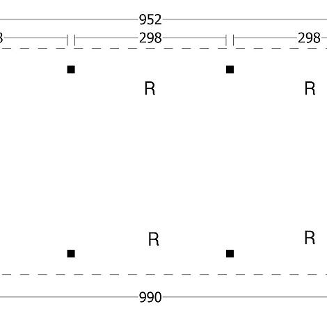 Hamar XL Type 5 - Potdekselplank blank