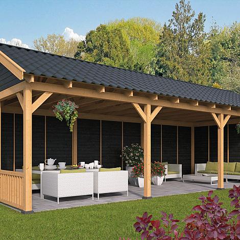 Hamar XL Type 6 - Potdekselplank zwart