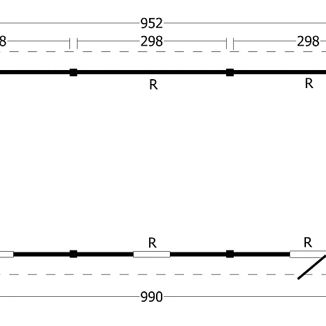Hamar XL Type 8 - Potdekselplank zwart