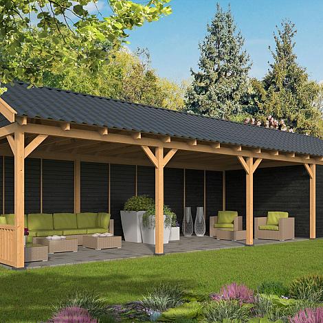 Hamar XL Type 10 - Potdekselplank zwart