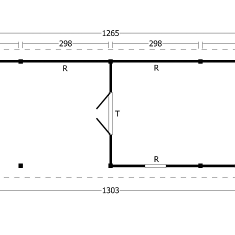 Hamar XL Type 11 - Potdekselplank zwart
