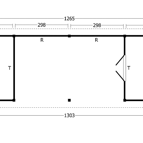 Hamar XL Type 12 - Potdekselplank blank