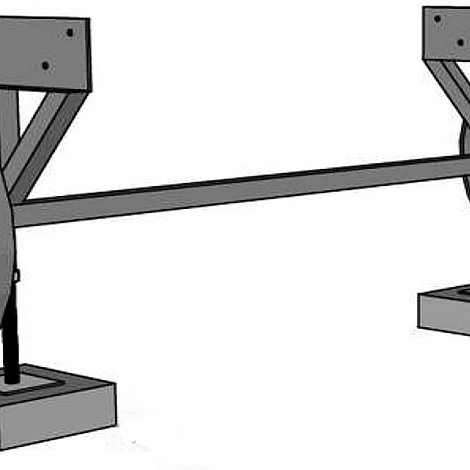 Wielenset/onderstel - t.b.v. zigeunerwagen