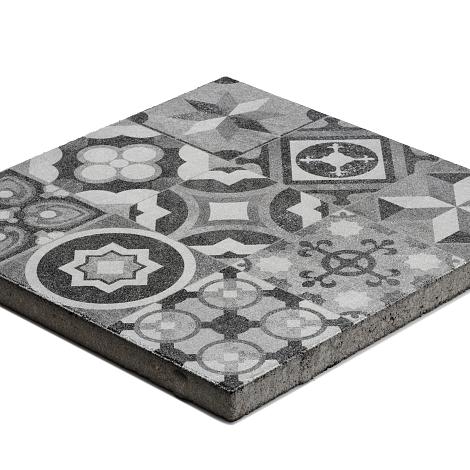 Campino 60x60x4 cm - Mosaic - Grey