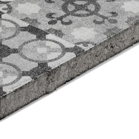 Campino 60x60x4 cm - Mosaic - Grey