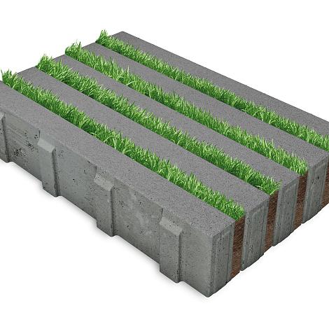 Piedra ECO - 60x40x12 Grijs/Blauw