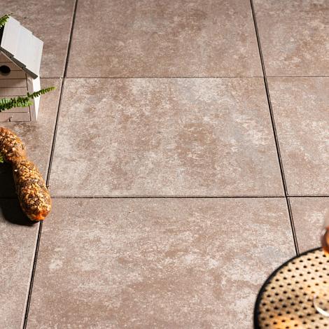 Corio Bruin Genuanceerd - 60x60x4cm