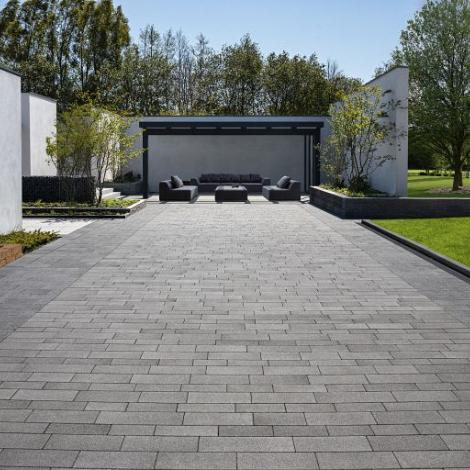 Seleniton Banenverband 8cm  Zwart/Grijs