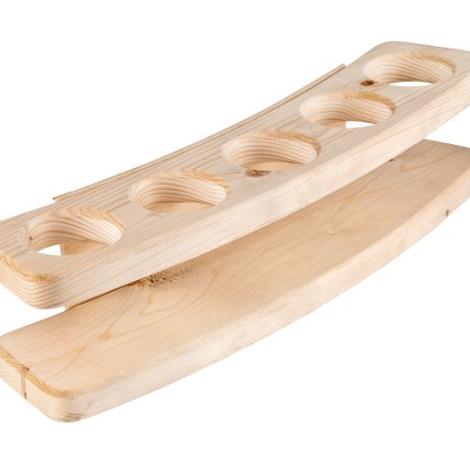 Hottub - Houten flessenhouder voor 5 flessen