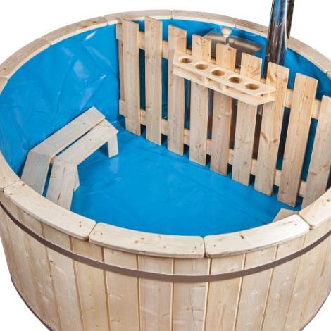 Hottub - PVC binnenbekleding/waterverdichting blauw