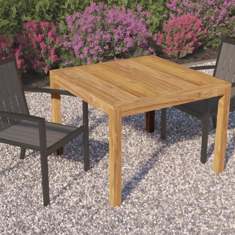 Tuinset teak - Tafel vierkant