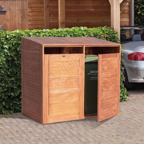 Hardhout containerberging - Dubbel