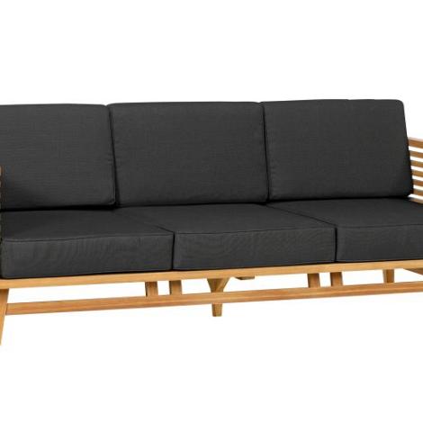 Teak loungeset - Riverside 3 zits bank