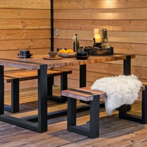 Teak tuinset - Dinnerset Wellington