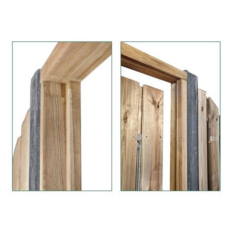 Tuindeurkozijn+aanslagligger-Geïmpregneerd