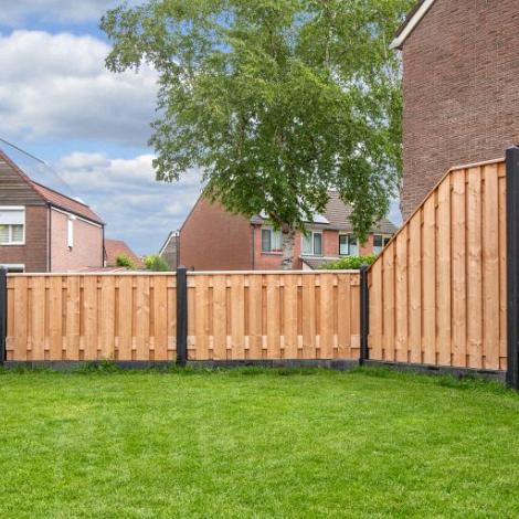 Berton©-paal gecoat, diamantkop - 10x10x180cm eindmodel - IJssel-serie - voor scherm: 90x180