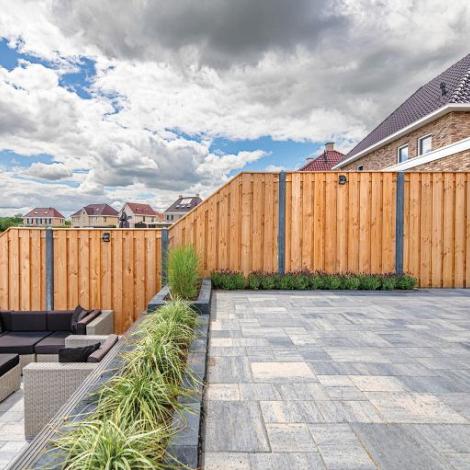 Tuinscherm/Schutting Zwarte Woud 180 x 180 cm - lariks