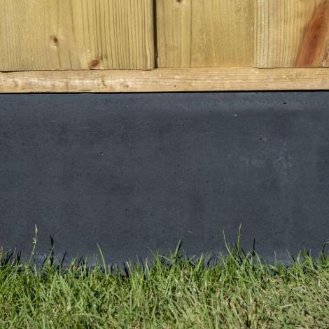 Berton©-onderplaat antraciet - H24xD3.5xL180cm - uitsluitend voor sleufpaal