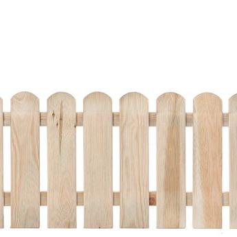 Tuinhek geïmpregneerd recht - H40xB150 Econoom - lamel afmeting: 1.6x9.0cm / 14 lamellen - glad gesc