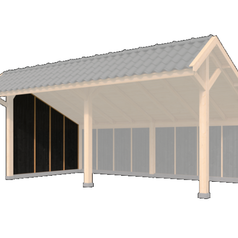 Voor- / achterwandmodule type P - 1980x2300mm