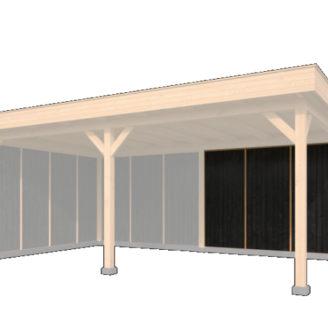 Voor- / achterwandmodule type P - 1980x2300mm