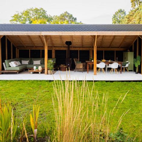 DHZ Kapschuur Boekelo - Zwart - 900x250cm