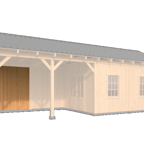 Voor- / achterwandmodule type P - 1980x2300mm