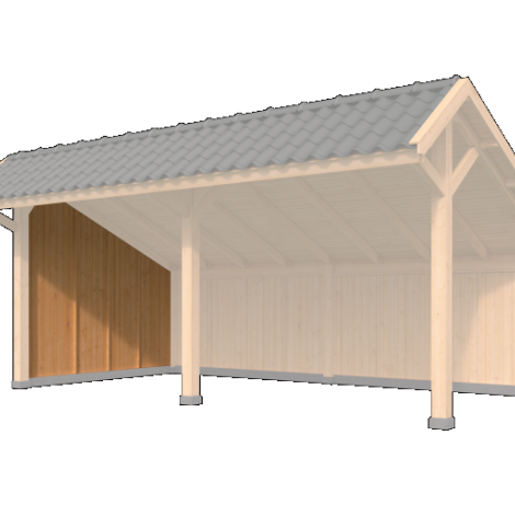 Voor- / achterwandmodule type P - 1980x2300mm
