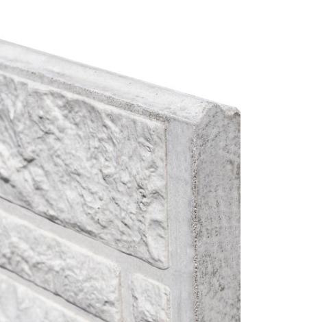 Onderplaat Rotsmotief dubbelzijdig 3.5 x 36x184 - Grijs