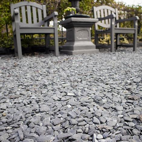 Flat pebbles zwart 30-60mm 750KG - MBB
