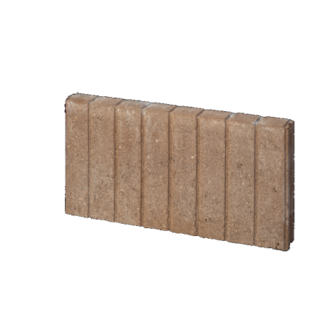 Rectoband recht 6x60x50 bruin