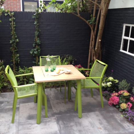 Fine Stone Light 60x60x4 Zwart/Grijs