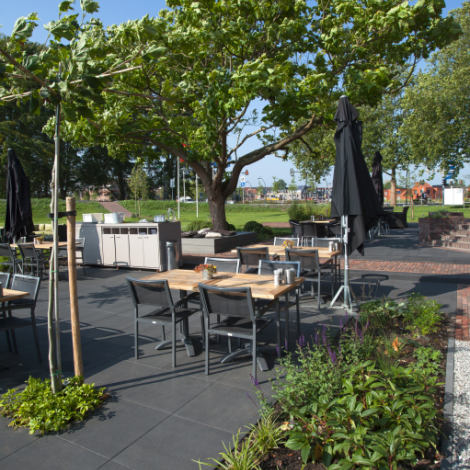 Fine Stone Light 60x60x4 Diep Zwart